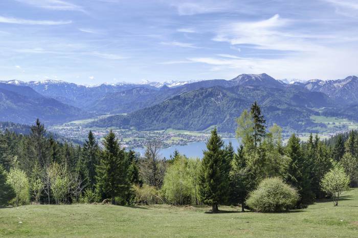 Berg Blick auf den Tegernsee